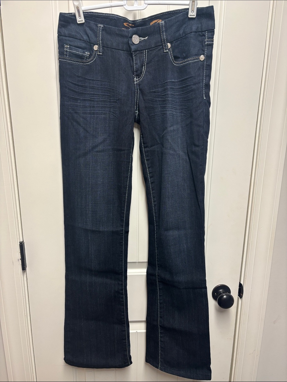 Seven7 Bootcut Jeans Dark Wash Stretch Denim Women's Size 27